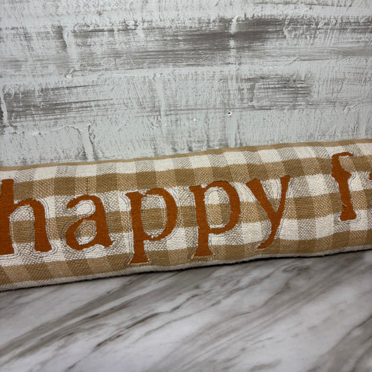 Long Lumbar “Happy Fall” Pillow