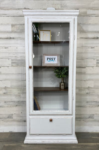 White Antique Cabinet