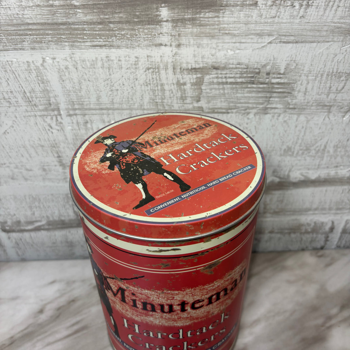 Minuteman Hardtack Crackers Tin