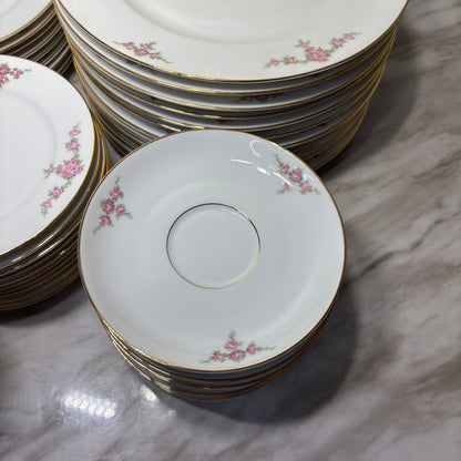 Vintage Rosalinda Heinrich (H&Co) Selb Bavaria Porcelain Dinnerware China Set