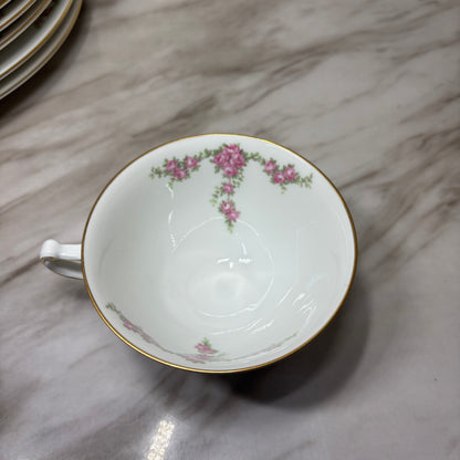 Vintage Rosalinda Heinrich (H&Co) Selb Bavaria Porcelain Dinnerware China Set