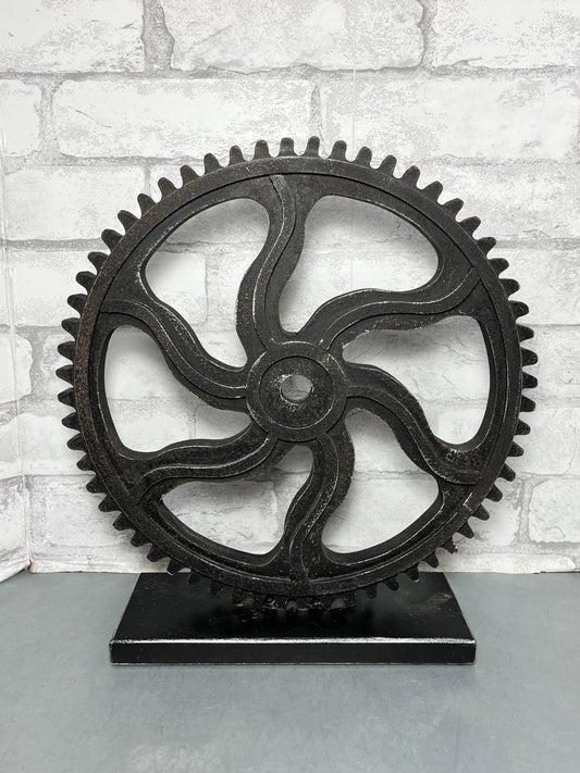 Rustic Gear Sculpture