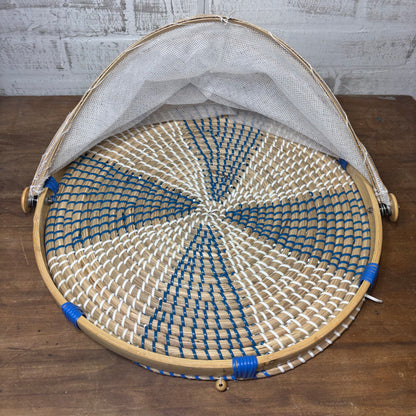 Woven Food Tent Basket Tray