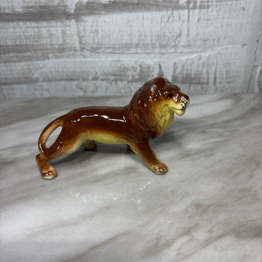 Vintage Porcelain Lion Figurine