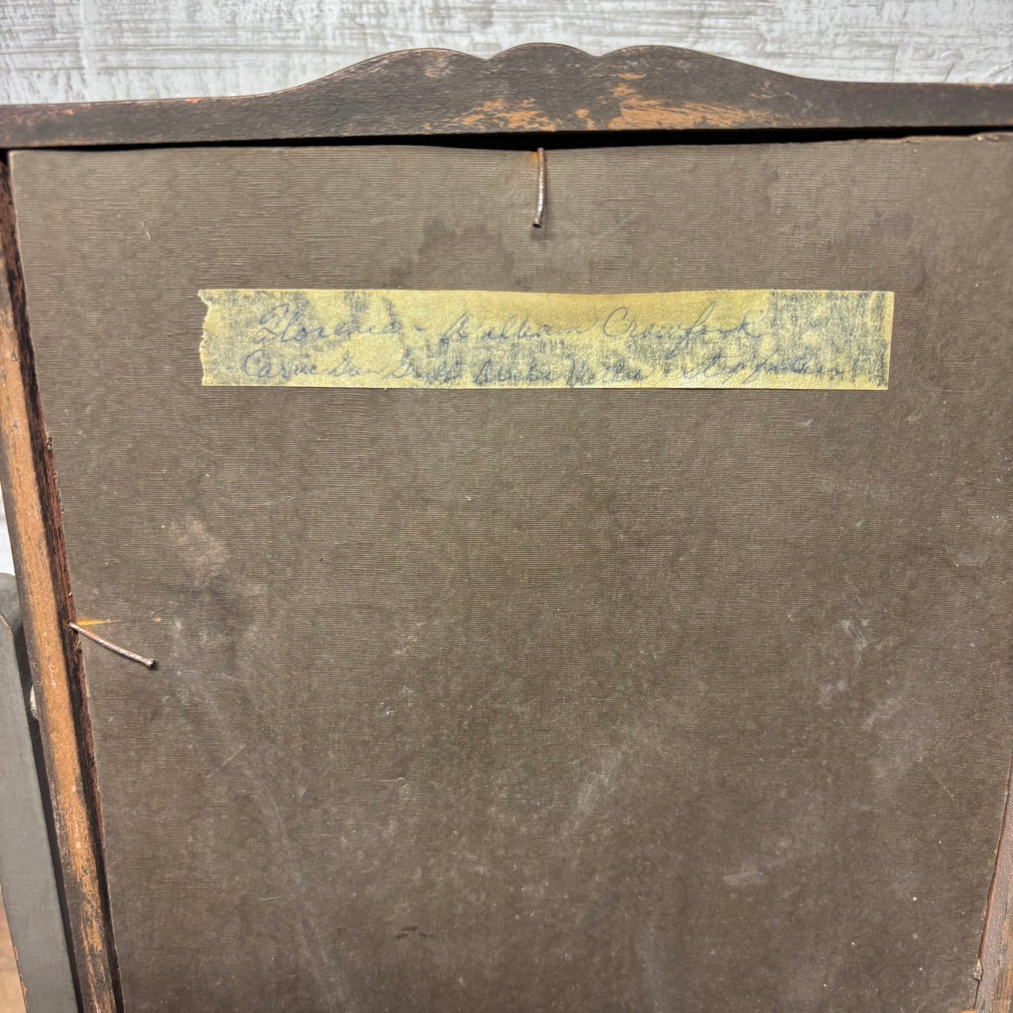 Antique Large Swivel Pedestal Frame Picture Frame
