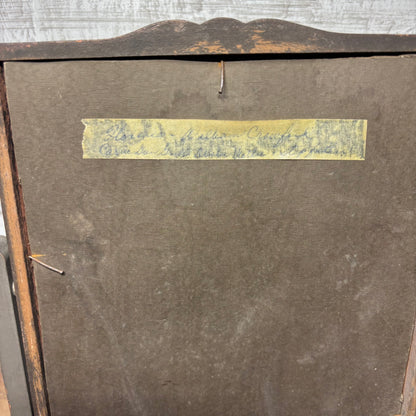 Antique Large Swivel Pedestal Frame Picture Frame