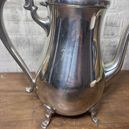 Vintage Silver-Plated Footed coffee/ Tea Pot