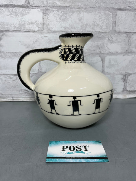 Aztec Decorative Ceramic Pitcher