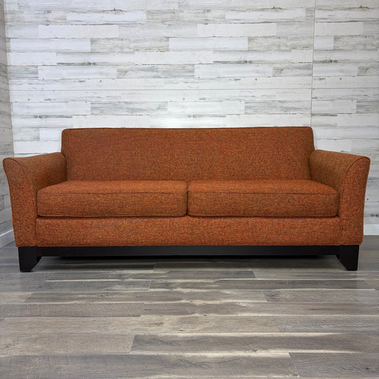 Modern Orange Stanton Sofa Couch