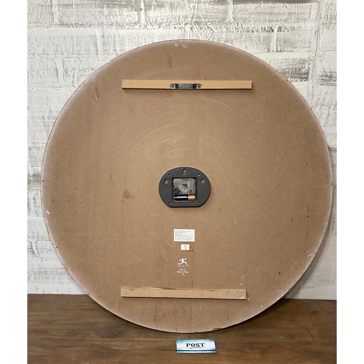 Large Rustic Farmhouse Analog Clock