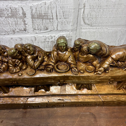 “The Last Supper” Hanging Chalkware Sculpture