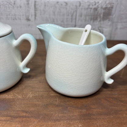 Vintage Ceramic Creamer And Sugar Jar