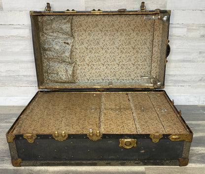 Antique Steamer Trunk Dresser HW Mountree
