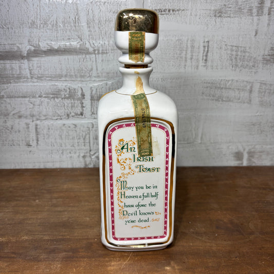 Vintage 1970 Stitzel Weller Old Fitzgerald Blarney Bottle Irish Ireland Decanter