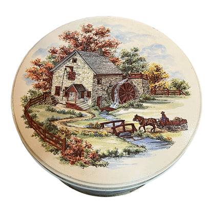 Vintage Decorative Feathered Friends Storage Tin