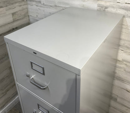 White Metal Hon 4 Drawer File Cabinet