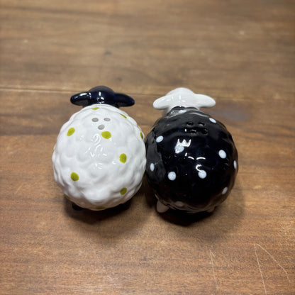 Ceramic Sheep Magnetic Salt & Pepper Shakers