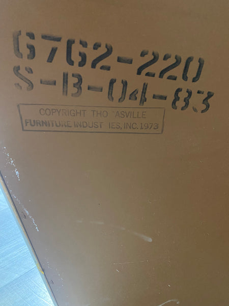 White Thomasville 2pc Hutch