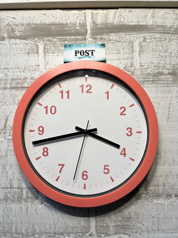 Pink IKEA Wall Clock