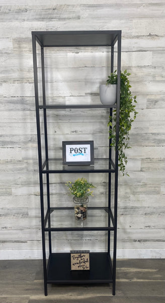 IKEA Glass Shelving Plant Stand Shelf