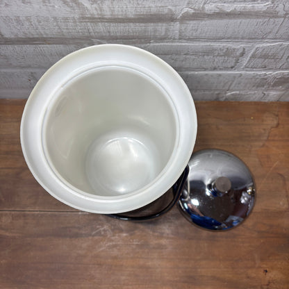 Mid Century Kromex Wood Grain ChampagneIce Bucket