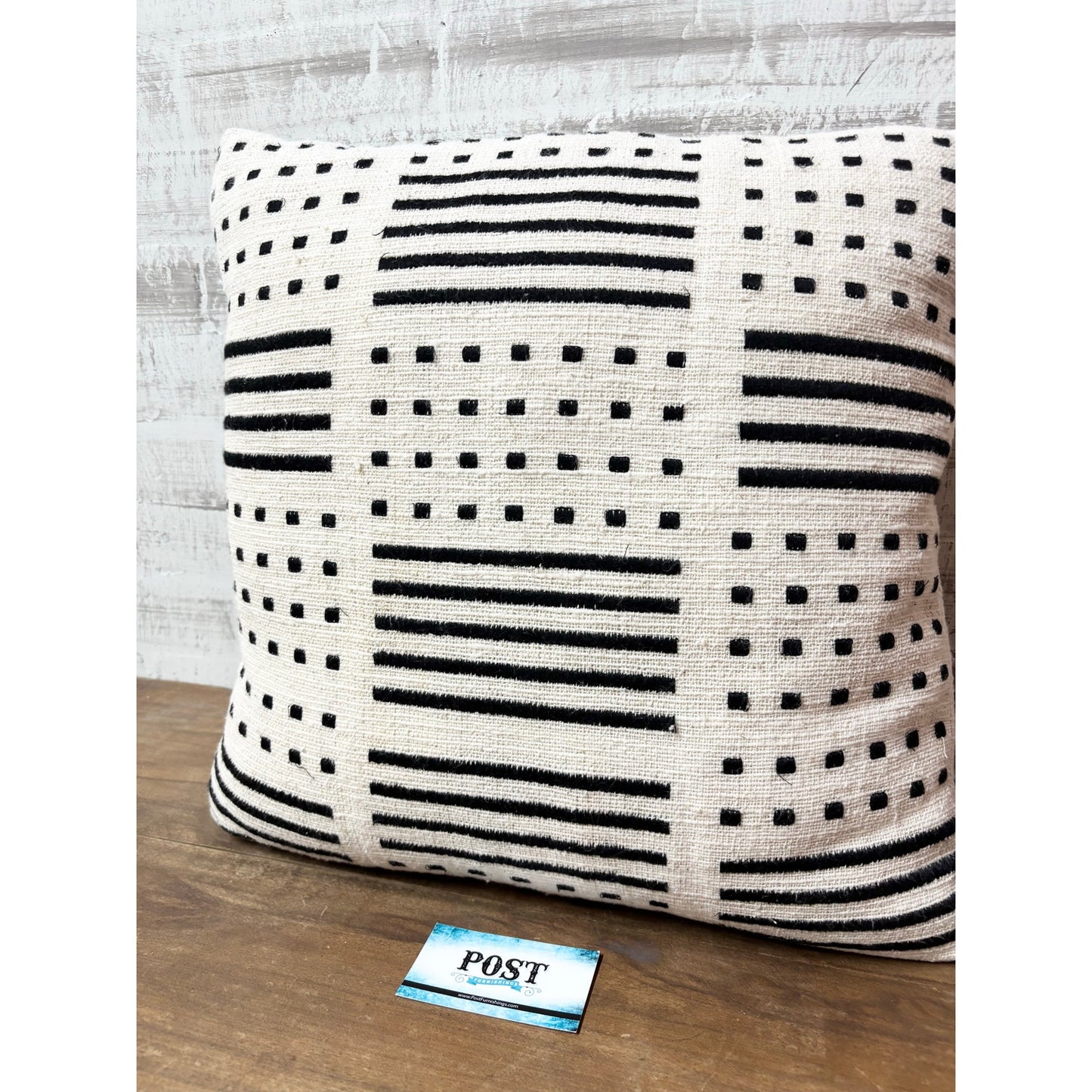 Dots And Dashes Throw Pillow