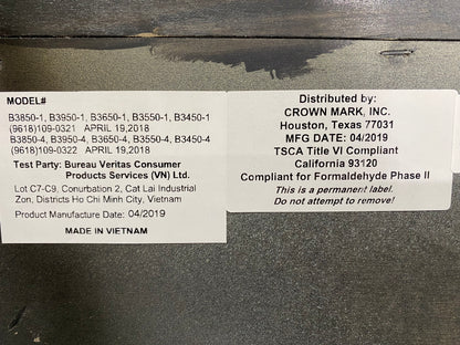 Gray 6 Drawer Dresser