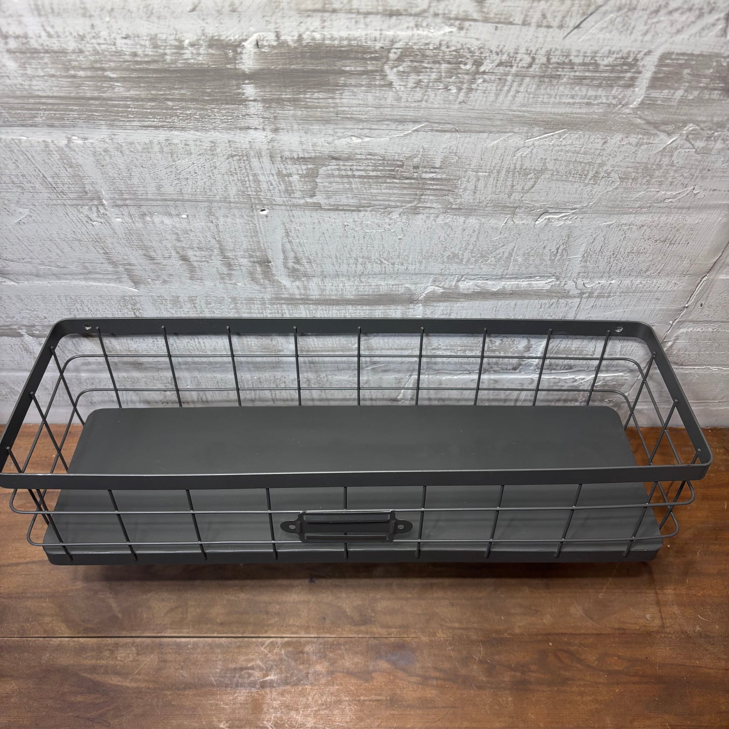 Metal Wire Basket W/ Hooks