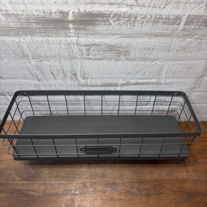 Metal Wire Basket W/ Hooks