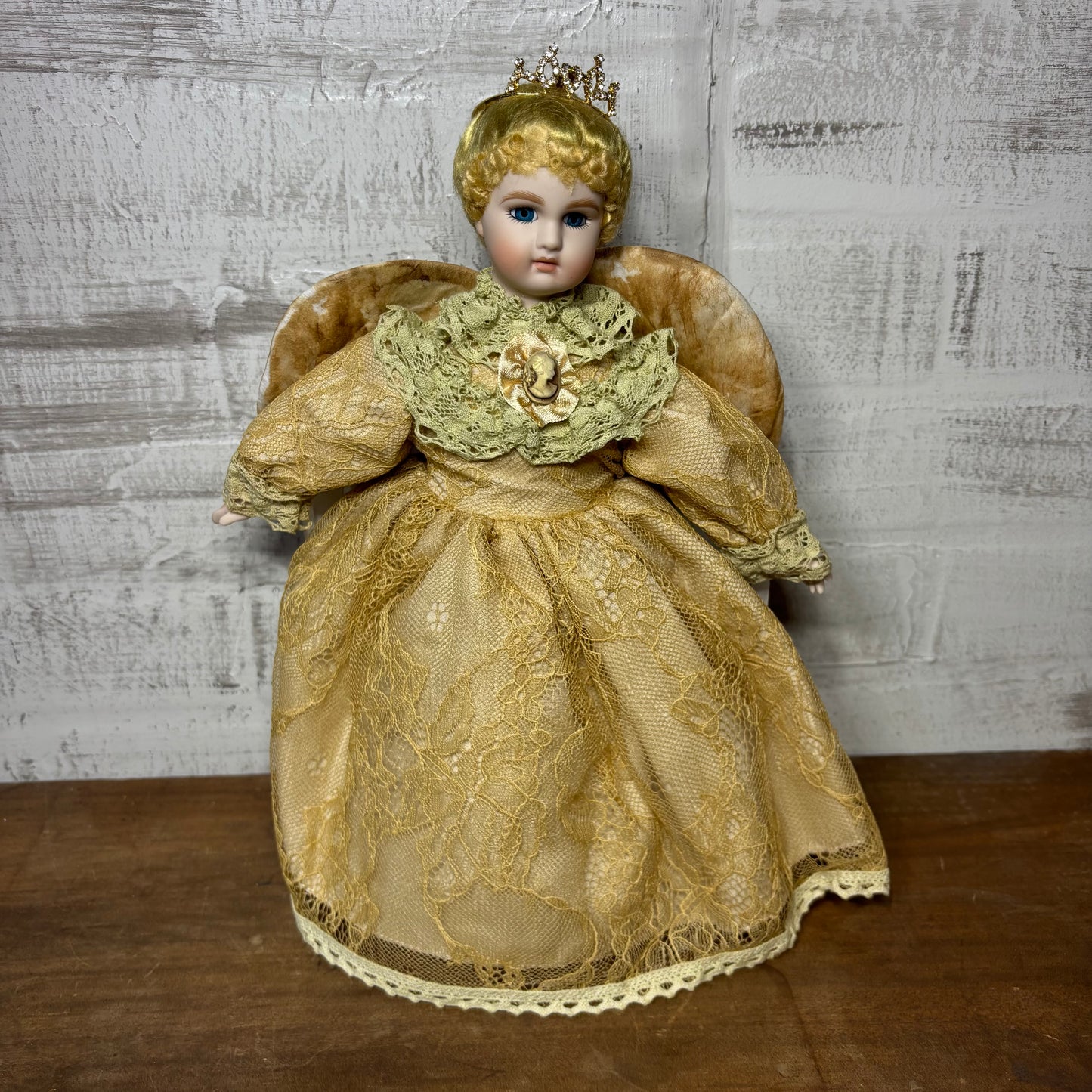 Porcelain Christmas Angel Tree Topper