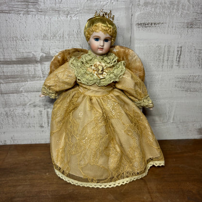 Porcelain Christmas Angel Tree Topper
