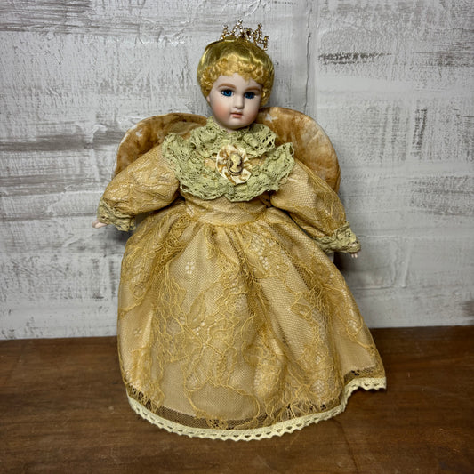 Porcelain Christmas Angel Tree Topper