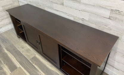 Dark Wood Tv Stand #2