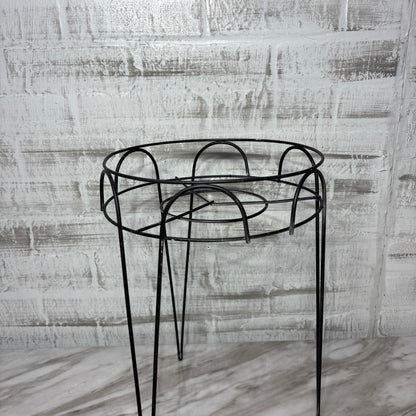 Black Metal Tall Plant Stand