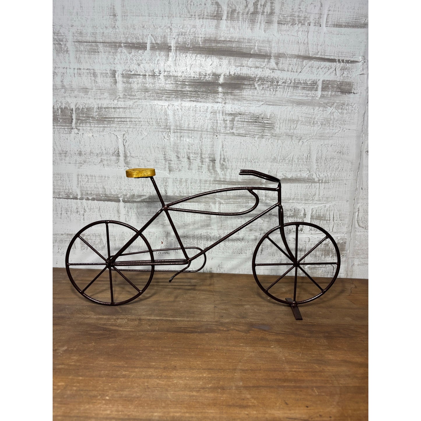 Metal Bicycle Statue