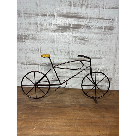 Metal Bicycle Statue