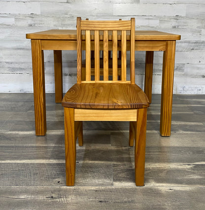 Kids Wood Table & 2 Chairs