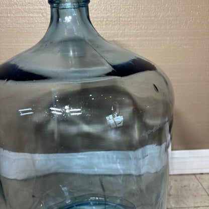 Vintage Blue Tint Large Glass Jug