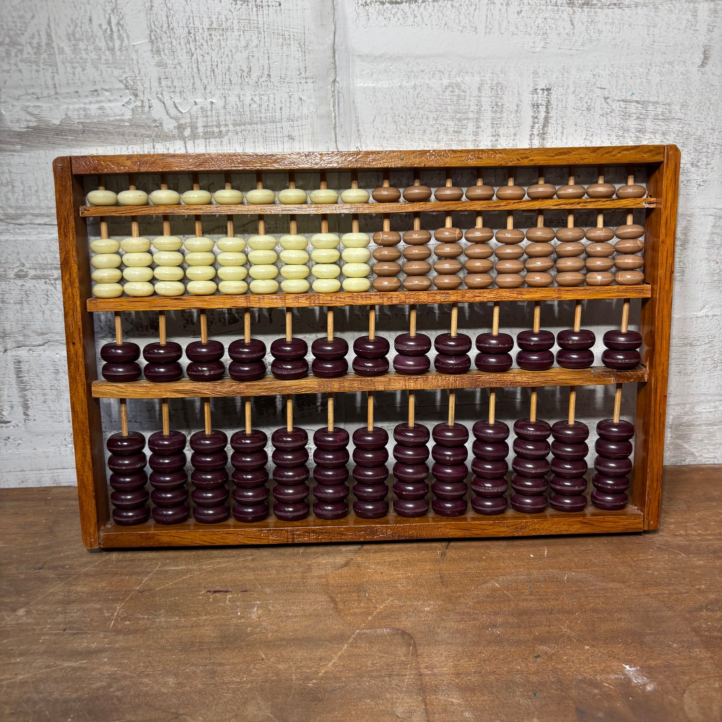 Vintage Large Chinese Abacua Calculating Tool