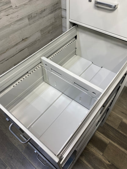 White Metal Hon 4 Drawer File Cabinet