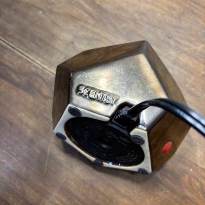 Geometric Bronze Gold Scentsy Electric Wax Warmer