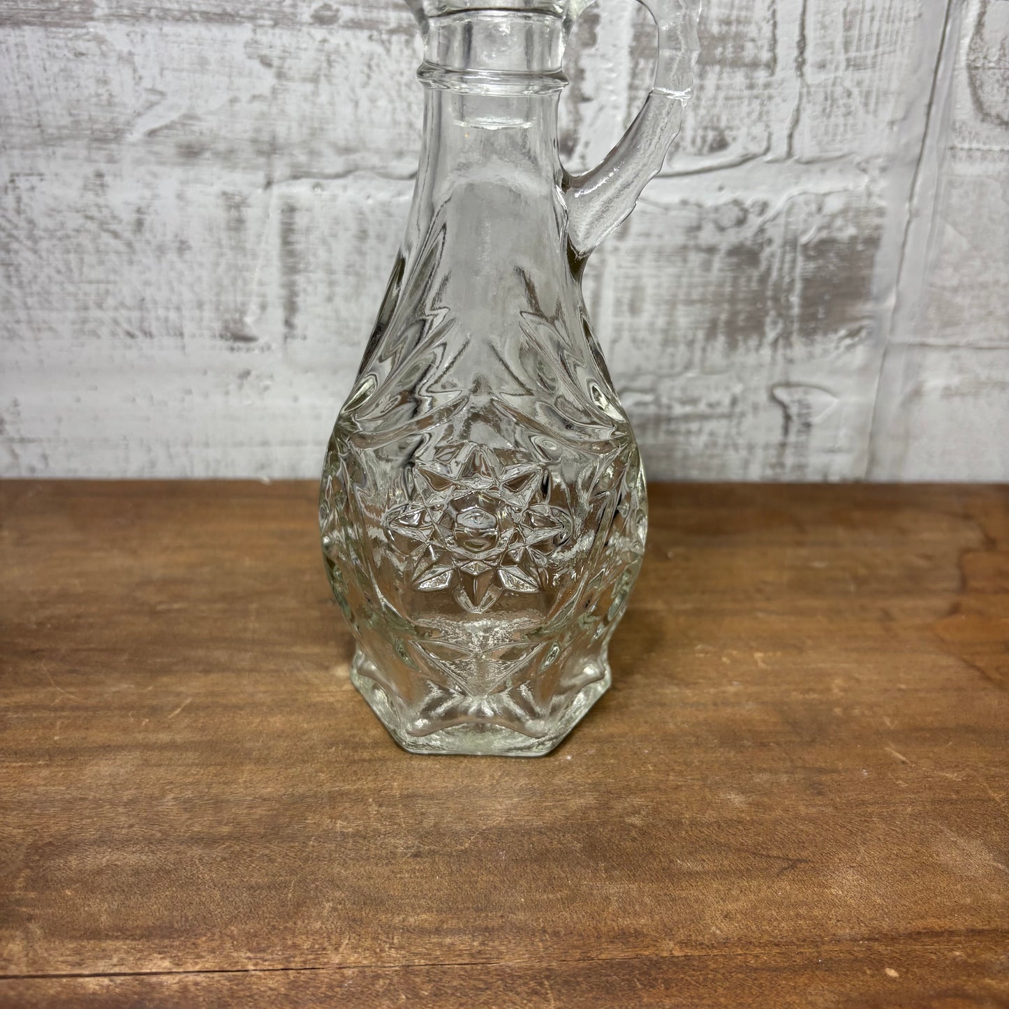 Vintage Glass Oil Decanter