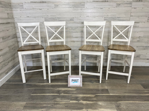 Set Of 4 Bar/ Pub Height Chairs