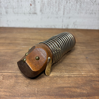 Vintage Puppy Dog Coil Letter Holder