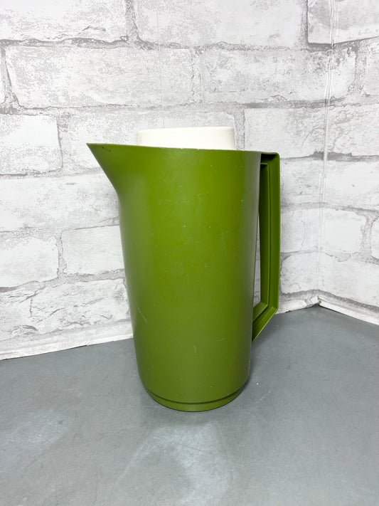Vintage Alladinware Avocado Green Pitcher