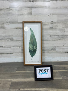 Framed Leaf Wall Decor (Style 1)