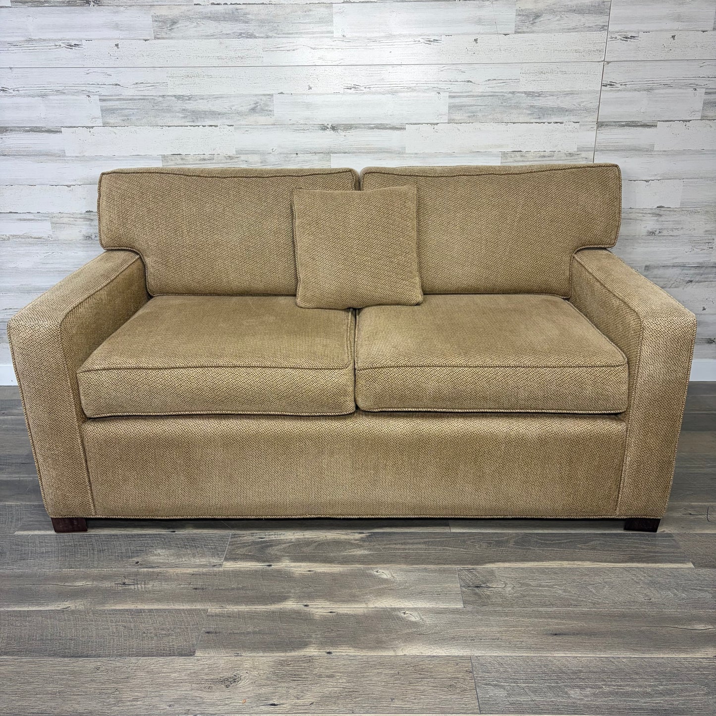 Beige Loveseat Made In USA