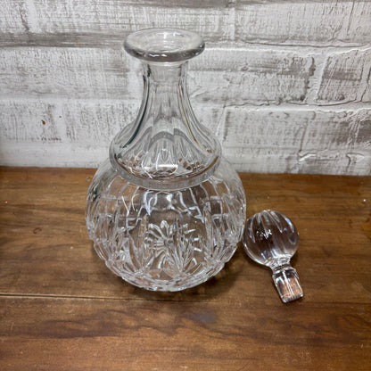 Round Crystal Glass Decanter