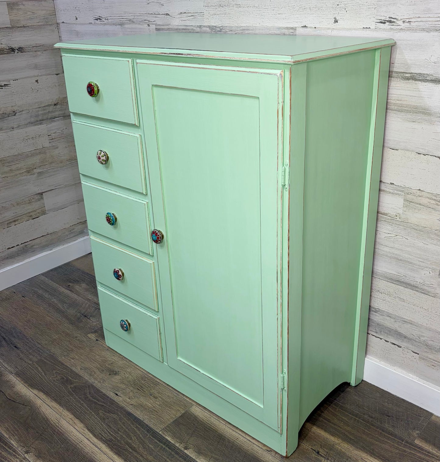 Armoire Dresser Mint Green