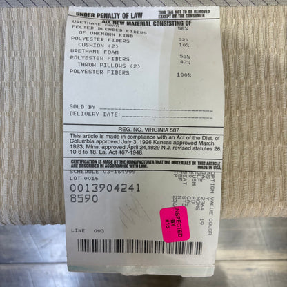 Rowe Sofa Couch White